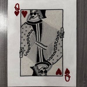 Rhinestone art canvas